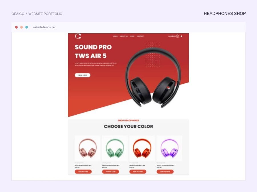 Headphones Shop · 耳机音频站
