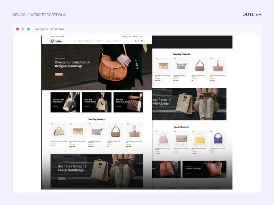 Outlier · 箱包品牌站